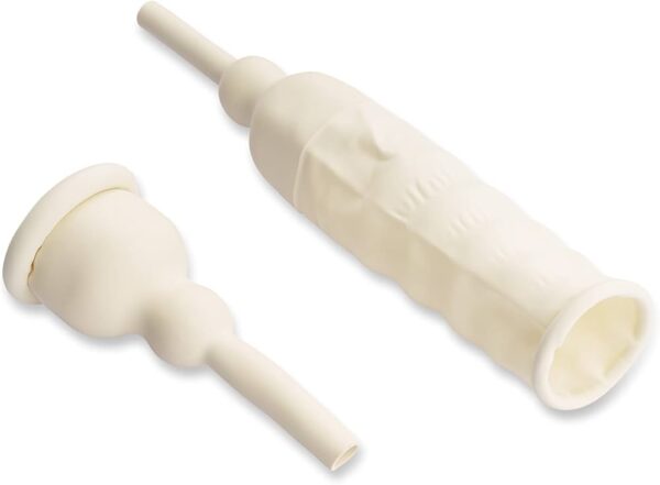 PATA Male Cath External Male Catheter 30Mm, Large (Pack Of 10),Off White